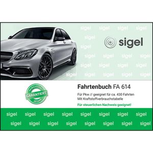 Produktbild für Fahrtenbuch Sigel FA614, A6 quer