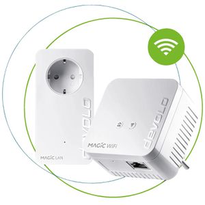 Produktbild für Powerline Devolo Magic 1 WiFi mini Starter Kit, 8561, 07001