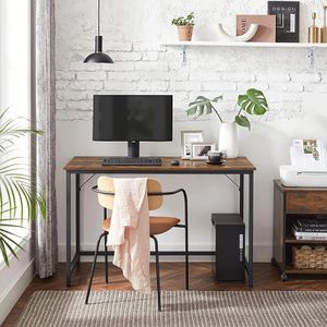 Produktbild für Schreibtisch Vasagle LWD039B01V1, braun / schwarz