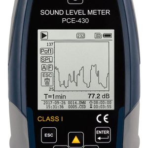 Produktbild für Schallpegelmessgerät PCE 430, Klasse 1