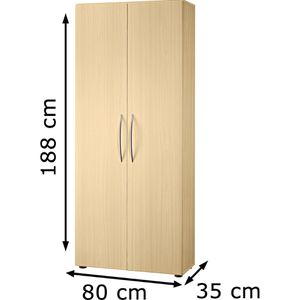 Produktbild für Aktenschrank Hammerbacher Basic 4100, aus Holz