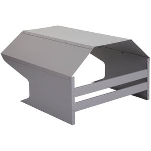 Produktbild für Mähroboter-Garage Mendler HWC-L43, grau, aus Stahl