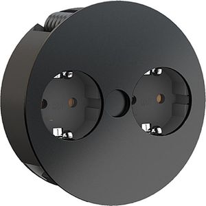 Einbausteckdose Bachmann 931.150 Twist, mit 2 m Kabel, drehbar