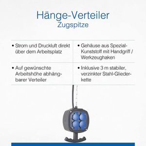 Produktbild für Hängeverteiler as-Schwabe Zugspitze, IP44 für außen