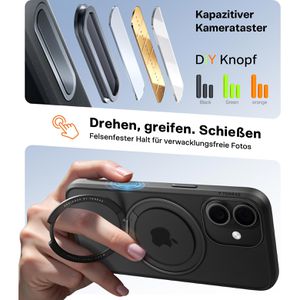 Produktbild für Handyhülle Torras Ostand Pro Series, MagSafe, schwarz