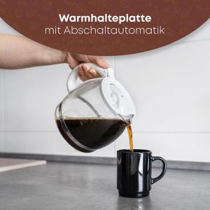 Produktbild für Kaffeemaschine Clatronic KA 3473, mit Glaskanne