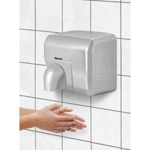 Produktbild für Händetrockner Bartscher 850001, Warmluft, silber