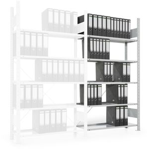 Anbauregal META-Regalbau 200178001, Aktenregal