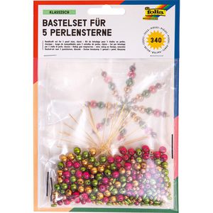 Bastelset Folia Perlensterne-Set, Klassisch