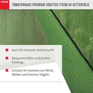 Produktbild für Gewächshaus NOOR Premium, 1,5m² Fläche