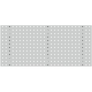 Werkzeugwand Simplaflex CLSB1000, grau, aus Metall