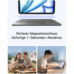 Produktbild für Tablet-Hülle Inateck KB04122, grau
