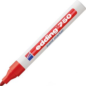 Lackmarker Edding 750, rot