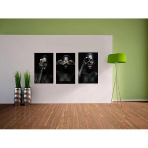 Produktbild für Wandbild visario Goldene Frau