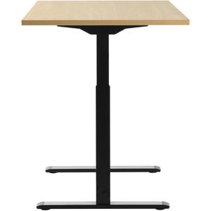 Produktbild für Schreibtisch Topstar E-Table, ahorn / schwarz