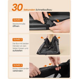 Produktbild für Tiertransportbox Feandrea Gr. L, aus Stoff
