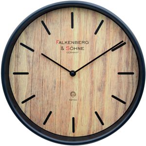 Wanduhr Falkenberg&Söhne Kunststoff, analog, Funkuhr