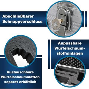 Produktbild für Transportkoffer PeakTech P 7260, aus Aluminium
