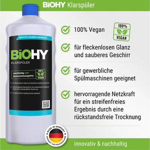 Produktbild für Klarspüler BiOHY 100% natürliche Inhaltsstoffe