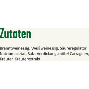 Produktbild für Tafelessig Kühne Kräuter, aus Branntwein- &amp; Weißwein, 5% Säure