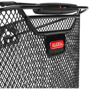 Produktbild für Fahrradkorb KLICKfix Citymax GTA, schwarz, aus Metall, 24l