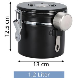 Produktbild für Kaffeedose Böttcher-AG Premium, aus Edelstahl, mit Datumsrad