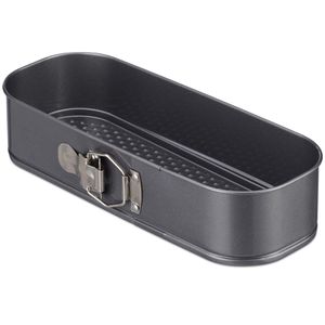 Backform Relaxdays Kastenform, mit Flachboden, aus Stahl