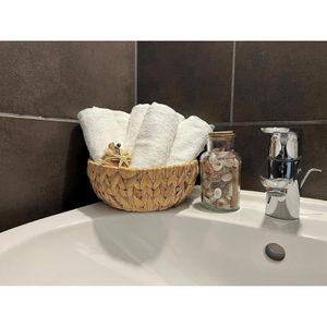 Produktbild für Waschlappen Zollner Amalfi W Set, weiß, 30 x 30 cm