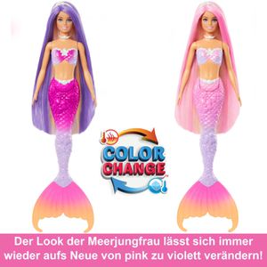 Produktbild für Puppe Barbie Meerjungfrau, ab 3 Jahre