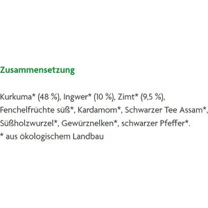 Produktbild für Tee Salus Kurkuma Tee Ingwer &amp; Zimt, BIO