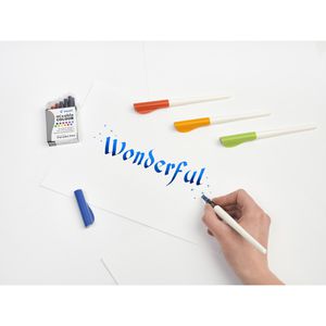 Produktbild für Kalligraphie-Stift Pilot Parallel Pen 6.0, weiß/blau