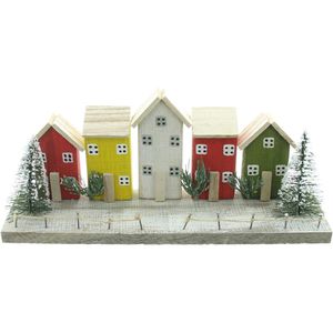 Weihnachtsdeko Frank-Flechtwaren 770481, Dekohäuser Winter