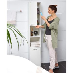 Produktbild für Badschrank CASARIA 100510, weiß