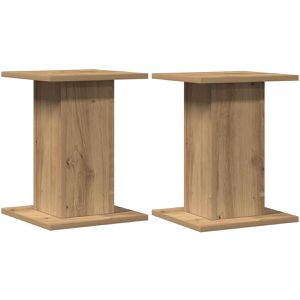 Produktbild für Lautsprecherständer vidaXL Artisan-Eiche, aus Holz, 2 Stück