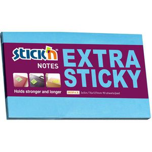 Haftnotizen Stickn Extra Sticky Notes, neonblau