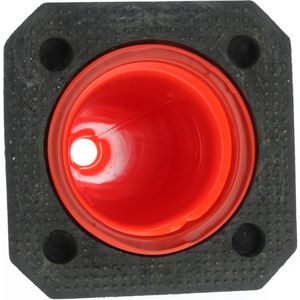 Produktbild für Leitkegel UvV Bigfoot UVLK5505 rot/weiß, Höhe 50cm