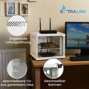Produktbild für Netzwerkschrank Extralink Lite, EX.28860, 10 Zoll