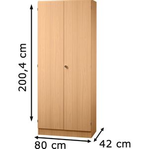 Produktbild für Aktenschrank Hammerbacher Solid 6100, aus Holz