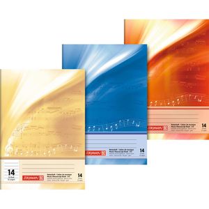 Notenheft Brunnen 1046330, Lineatur 14, A5