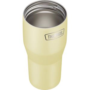 Produktbild für Thermobecher Thermos RS Flip Straw vanilla mat, gelb