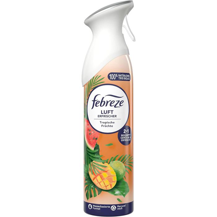 Febreze Raumduft Lufterfrischer 185ml, Spray, geruchsneutralisierend, Tropische Früchte – Böttcher AG