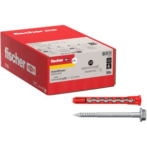 Schrauben-Dübel-Set Fischer 580831, HybridPower