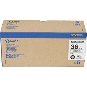 Produktbild für Schriftband Brother HGe-261V5, 36mm