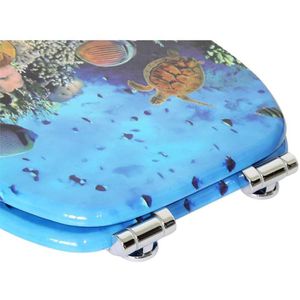 Produktbild für WC-Sitz Sanilo Ocean A685238, oval, aus Holz