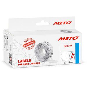 Produktbild für Preisetiketten METO 30011429, weiß, 32 x 19 mm