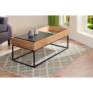 Produktbild für Couchtisch Inter-Link 20011035, Holz / Metall artisan eiche