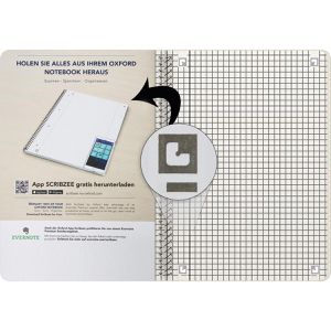 Produktbild für Collegeblock Oxford Touch, 400086488, B5