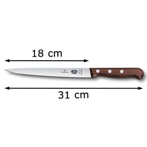 Produktbild für Filetiermesser Victorinox Wood 5.3810.18, für Fleisch &amp; Fisch