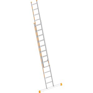 Schiebeleiter Layher Topic 1035, Arbeitshöhe 6,75m