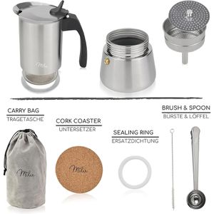 Produktbild für Espressokocher Milu 6581, 6-teilig